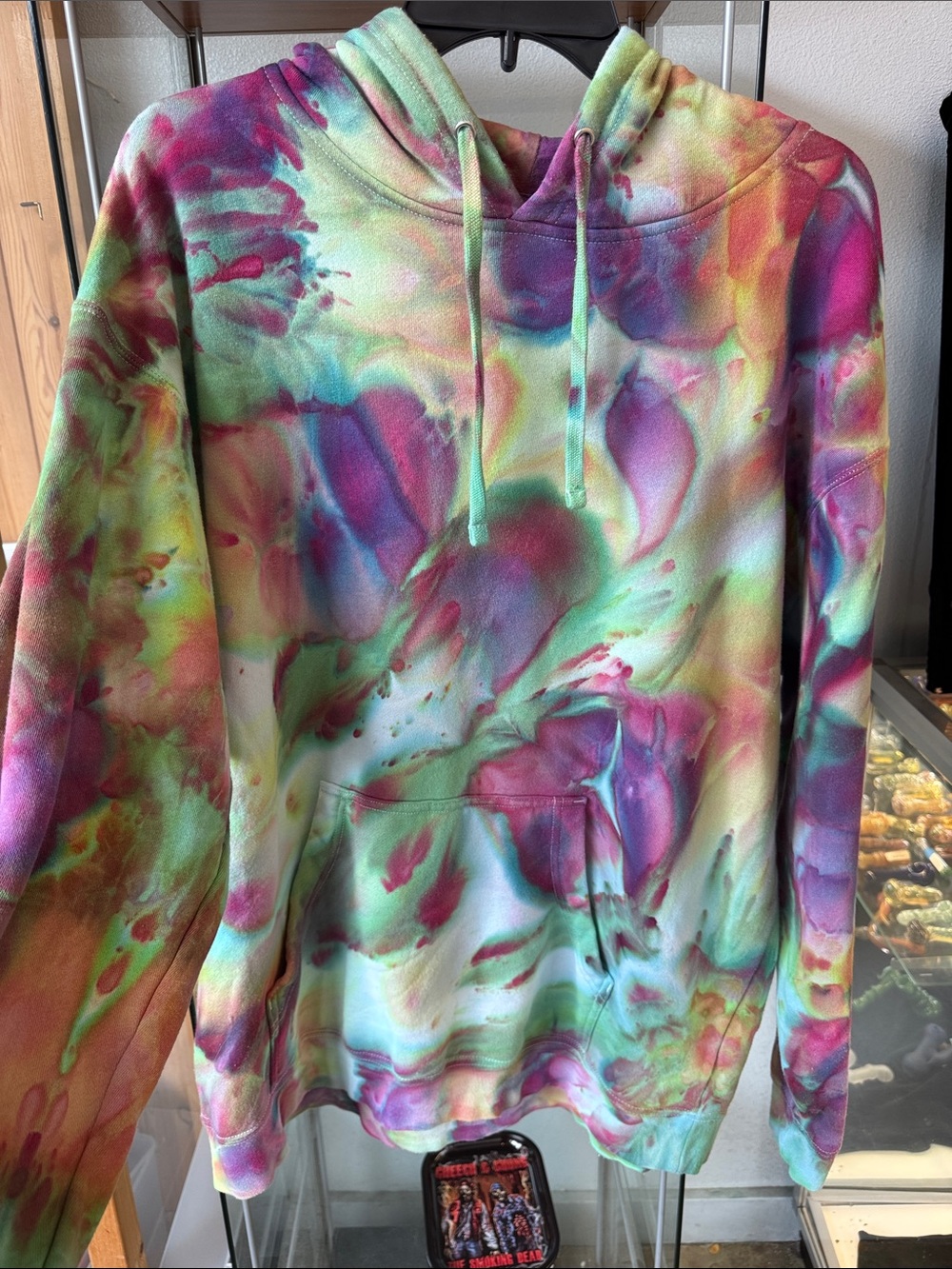 Tie-Dye Multicolor Hoodie  - Women